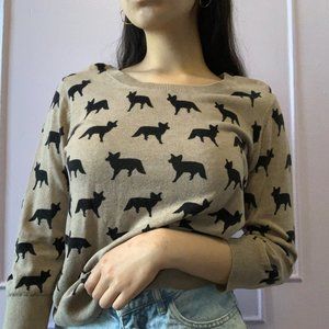 Forever 21 Fox Patterned Sweater